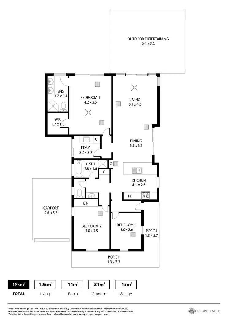 Floorplan of Homely house listing, 3 Elder Circuit, Mawson Lakes SA 5095