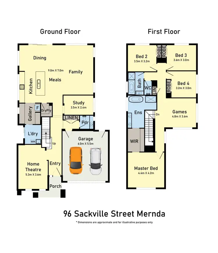 Floorplan of Homely house listing, 96 Sackville Street, Mernda VIC 3754