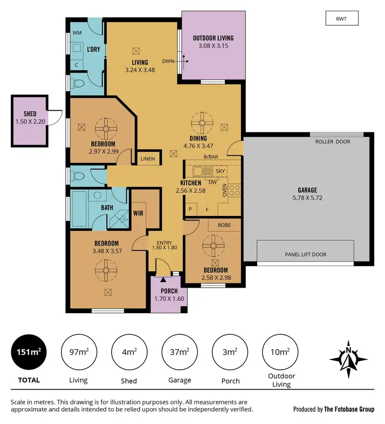 Floorplan of Homely house listing, 2/1-3 Scarborough Terrace, Dover Gardens SA 5048