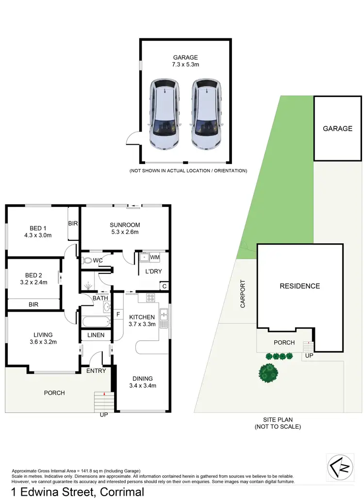 Floorplan of Homely house listing, 1 Edwina Street, Corrimal NSW 2518