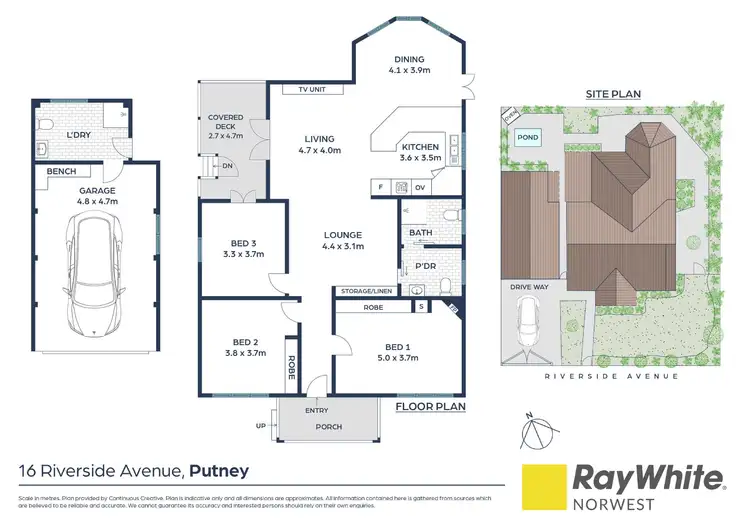 Floorplan of Homely house listing, 16 Riverside Avenue, Putney NSW 2112