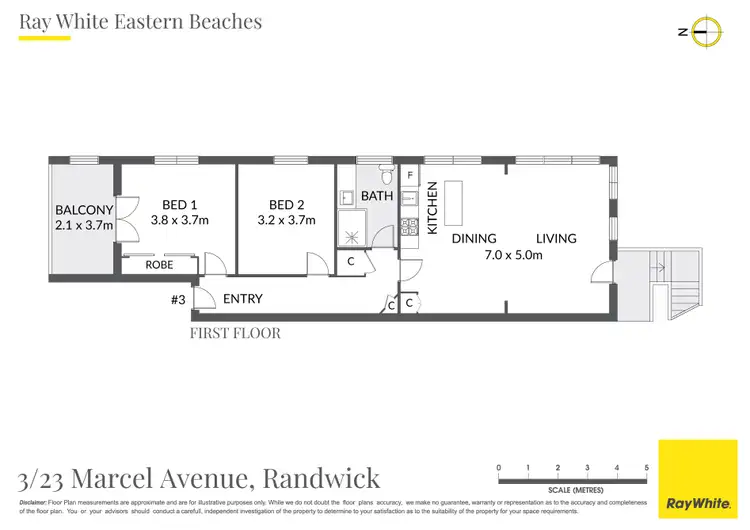 Floorplan of Homely apartment listing, 3/23 Marcel Avenue, Randwick NSW 2031