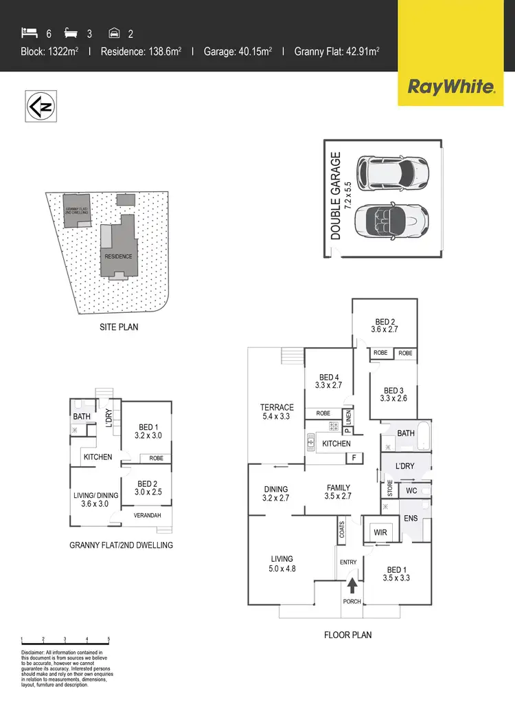 Floorplan of Homely house listing, 6 Andado Place, Hawker ACT 2614