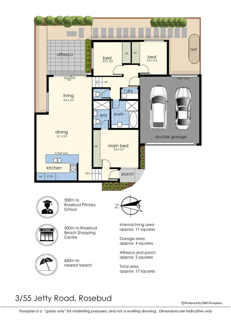 Floorplan of Homely house listing, 3/55 Jetty Road, Rosebud VIC 3939