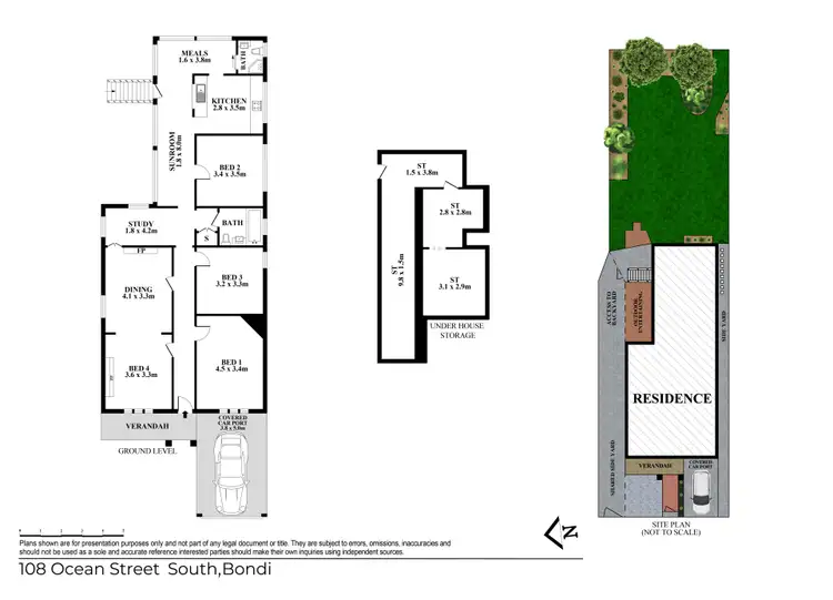 Floorplan of Homely house listing, 108 Ocean Street South, Bondi NSW 2026
