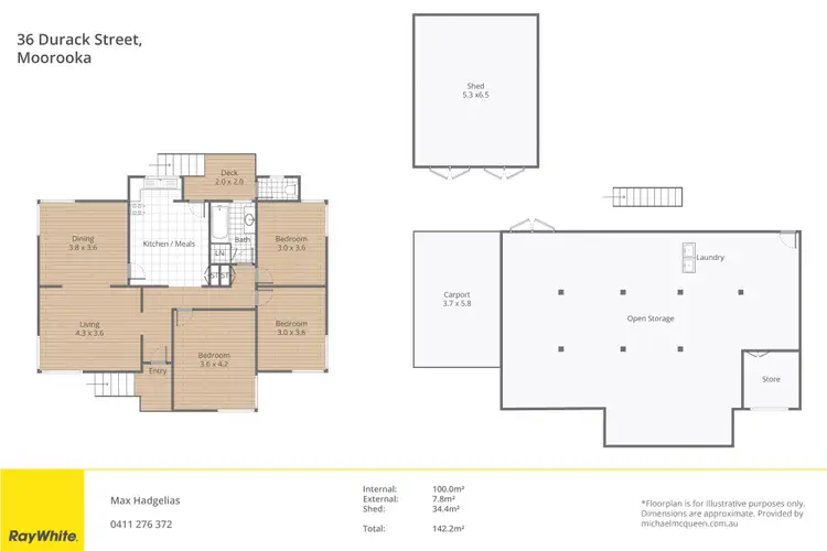 Floorplan of Homely house listing, 36 Durack Street, Moorooka QLD 4105
