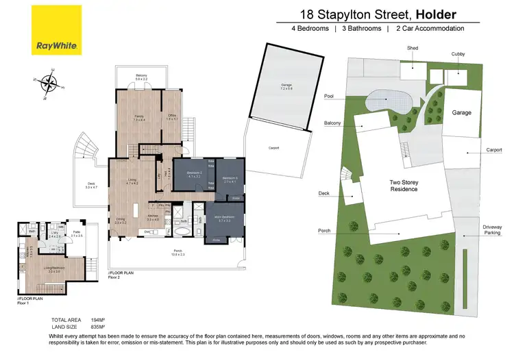 Floorplan of Homely house listing, 18 Stapylton Street, Holder ACT 2611