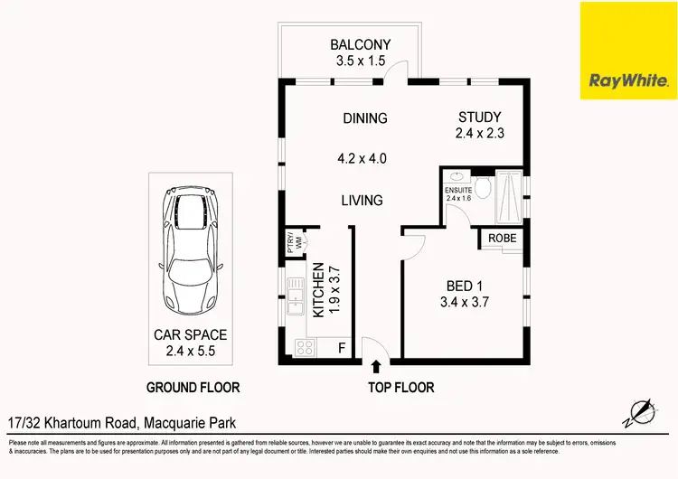 Floorplan of Homely unit listing, 17/32 Khartoum Road, Macquarie Park NSW 2113
