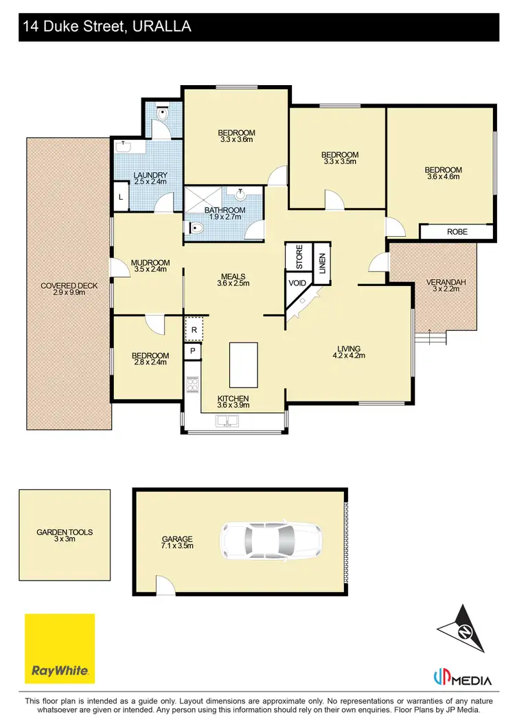 Floorplan of Homely house listing, 14 Duke Street, Uralla NSW 2358