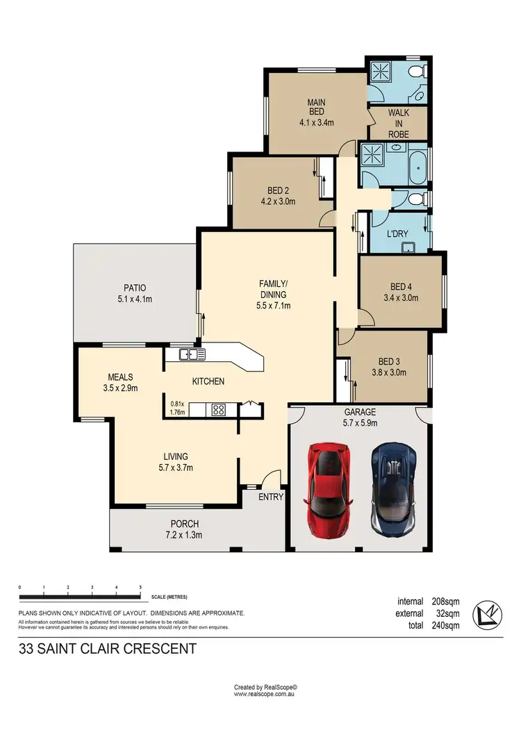 Floorplan of Homely house listing, 33 St Clair Crescent, Wishart QLD 4122