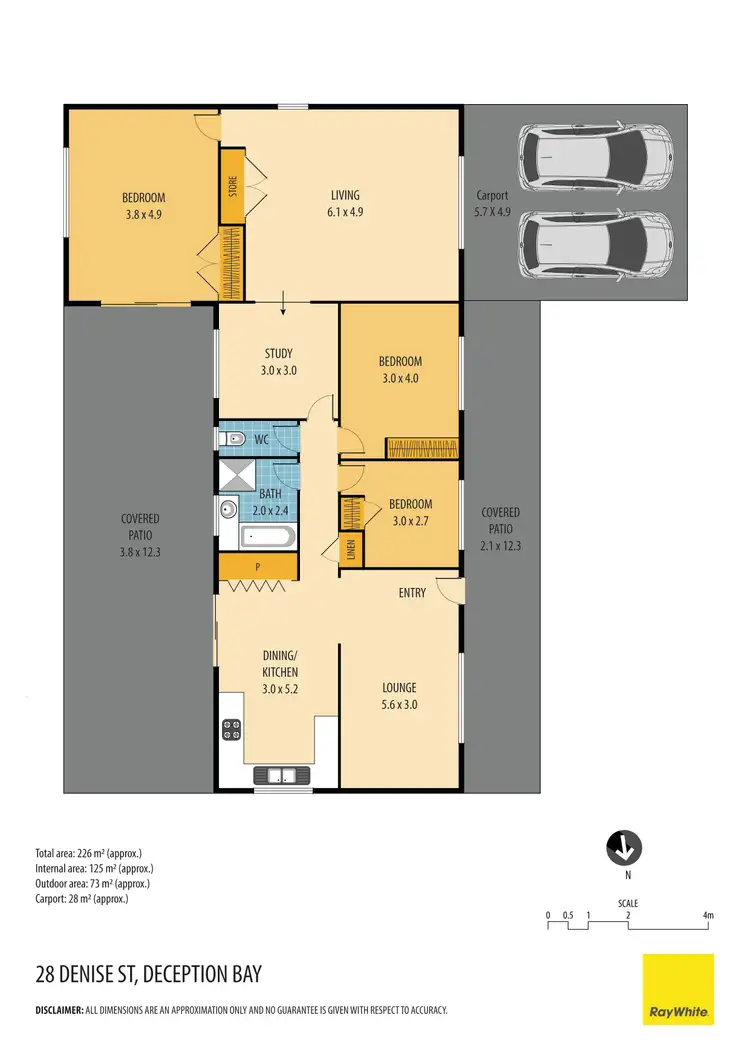 Floorplan of Homely house listing, 28 Denise Street, Deception Bay QLD 4508