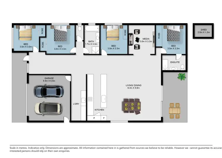 Floorplan of Homely house listing, 15 Topaz Avenue, Medowie NSW 2318