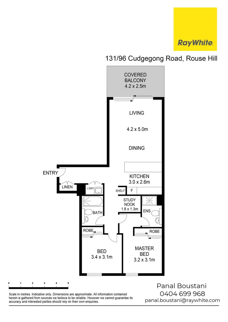 Floorplan of Homely unit listing, 131/96 Cudgegong Road, Rouse Hill NSW 2155