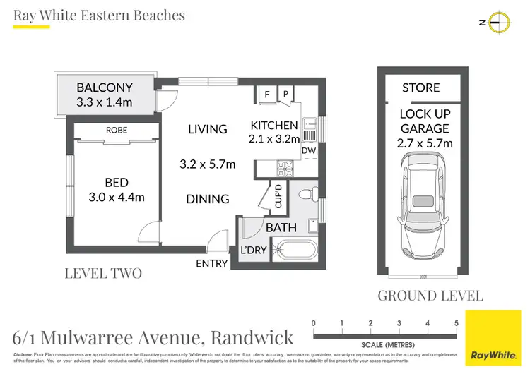 Floorplan of Homely apartment listing, 6/1 Mulwarree Avenue, Randwick NSW 2031