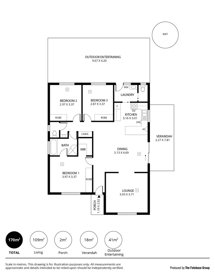 Floorplan of Homely house listing, 1 Oliver Close, Strathalbyn SA 5255
