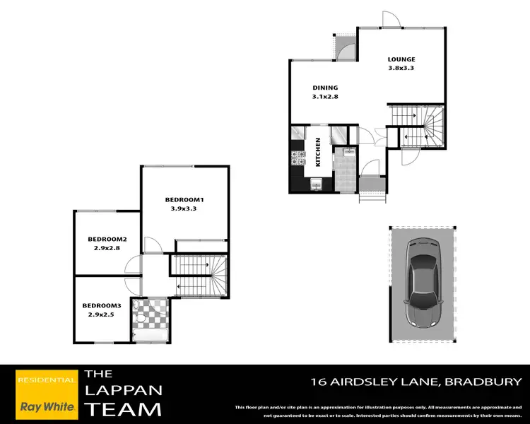 Floorplan of Homely house listing, 16 Airdsley Lane, Bradbury NSW 2560