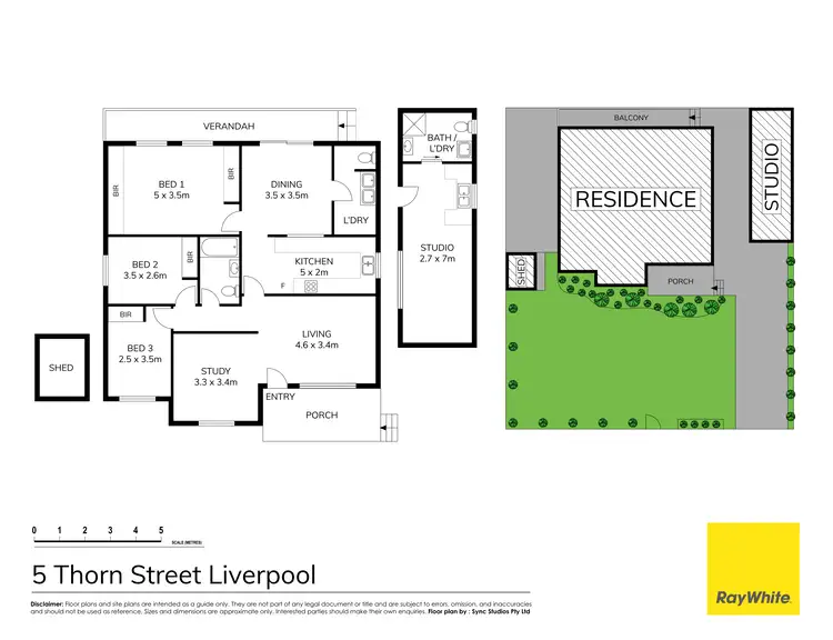 Floorplan of Homely house listing, 5 Thorn Street, Liverpool NSW 2170