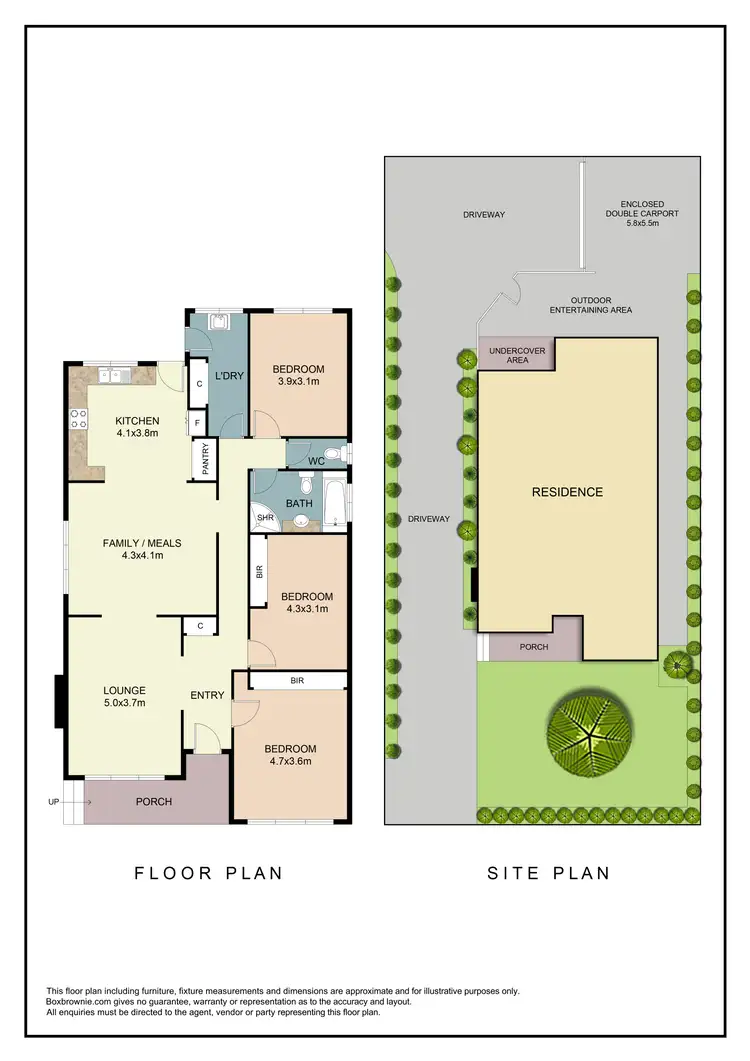 Floorplan of Homely unit listing, 1/10 McDougall Street, Fawkner VIC 3060