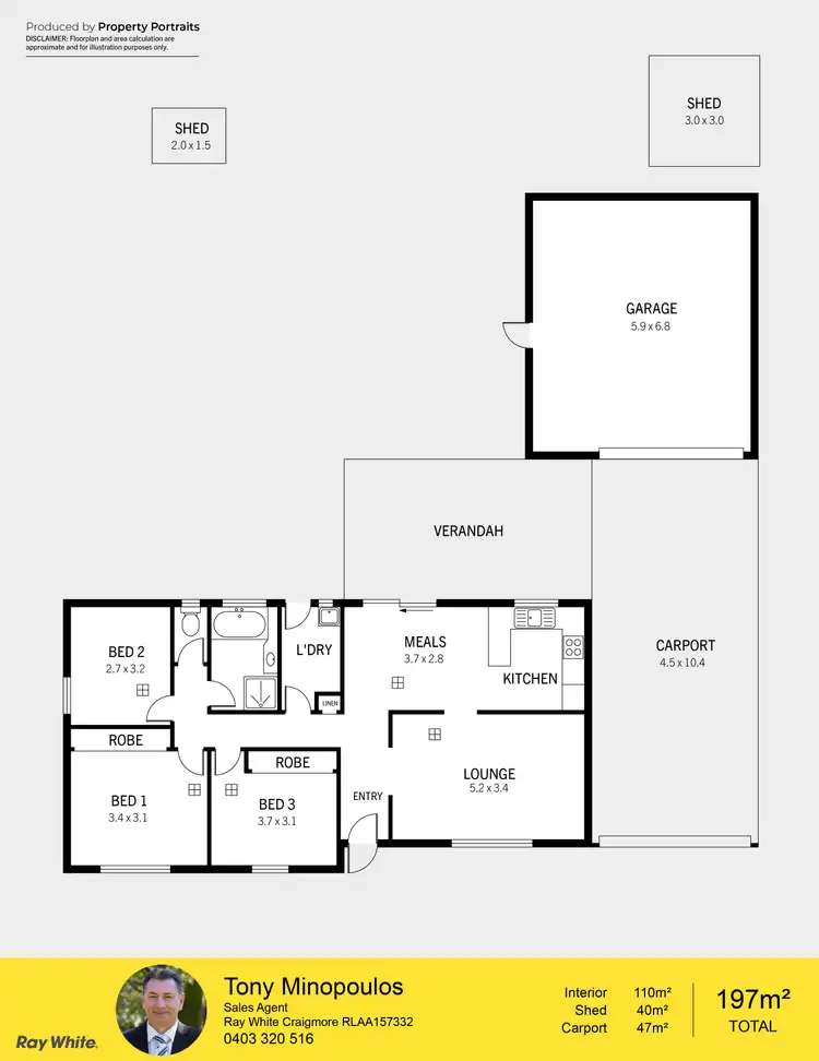 Floorplan of Homely house listing, 40 Lomalinda Drive, Craigmore SA 5114