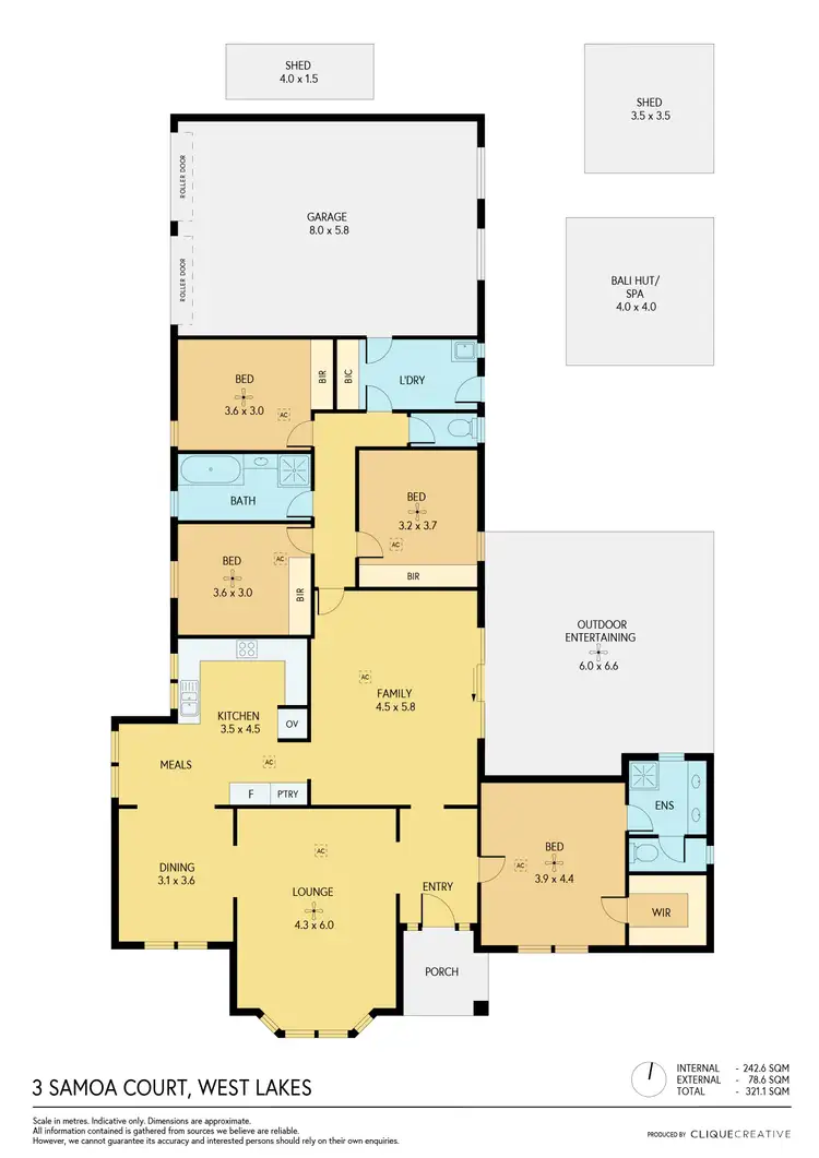 Floorplan of Homely house listing, 3 Samoa Court, West Lakes SA 5021