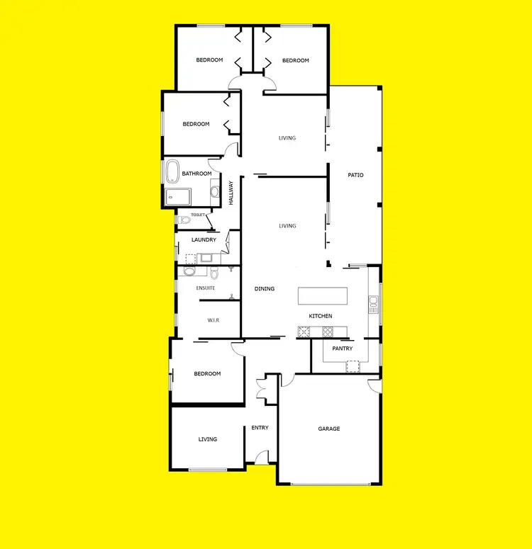 Floorplan of Homely house listing, 40 Dawn Avenue, Gol Gol NSW 2738