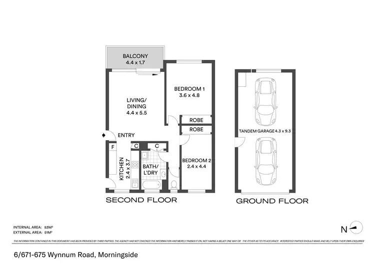Floorplan of Homely apartment listing, 6/671-675 Wynnum Road, Morningside QLD 4170