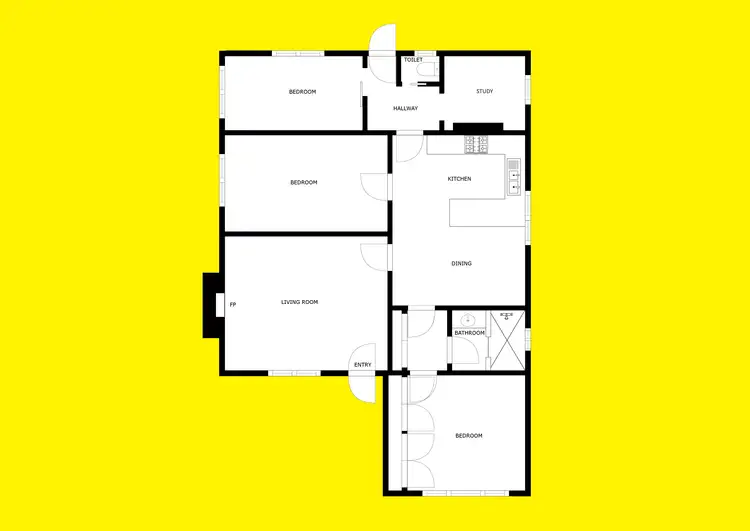 Floorplan of Homely house listing, 10 Kurrajong Parade, Mildura VIC 3500