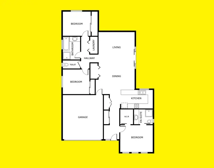 Floorplan of Homely house listing, 15 Wisteria Way, Mildura VIC 3500