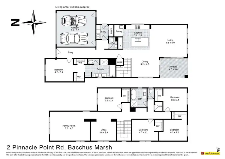 Floorplan of Homely house listing, 2 Pinnacle Point Road, Bacchus Marsh VIC 3340