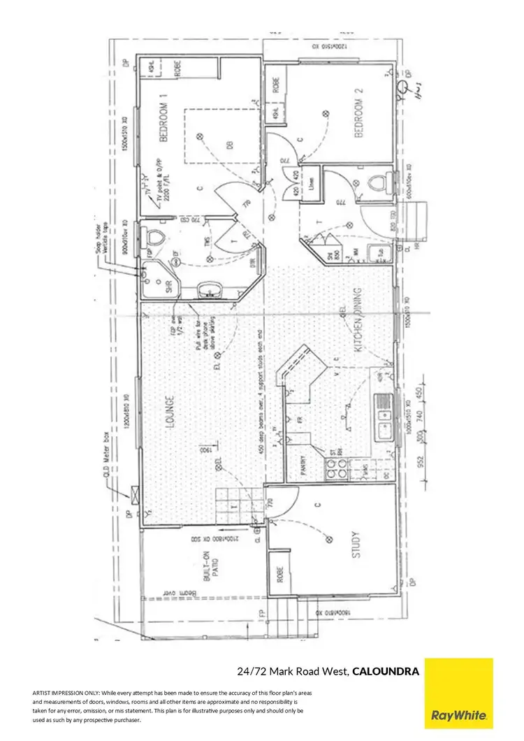Floorplan of Homely house listing, Unit 24/72 Mark Road West, Caloundra QLD 4551
