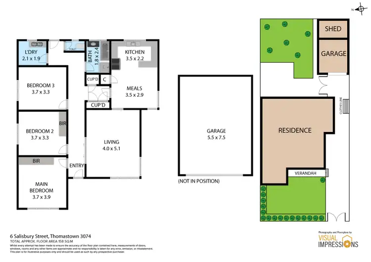 Floorplan of Homely house listing, 6 Salisbury Street, Thomastown VIC 3074