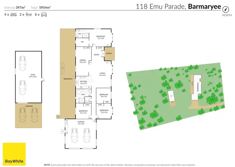 Floorplan of Homely house listing, 118 Emu Parade, Barmaryee QLD 4703
