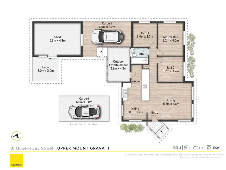 Floorplan of Homely house listing, 18 Queensway Street, Upper Mount Gravatt QLD 4122