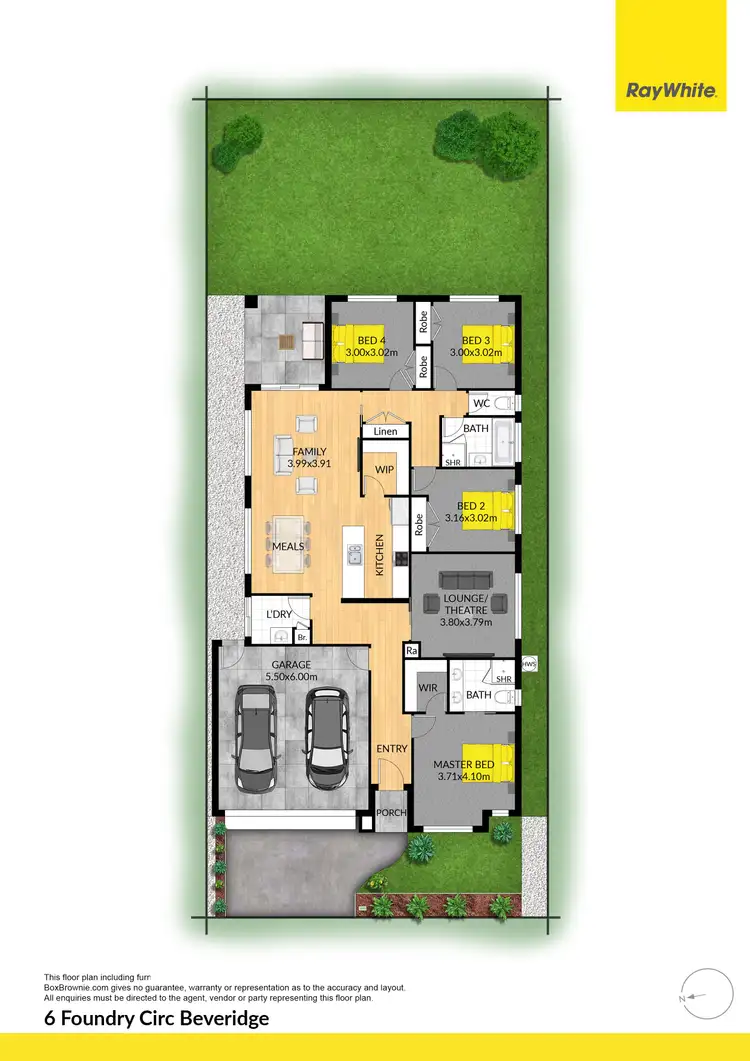 Floorplan of Homely house listing, 6 Foundry Circuit, Beveridge VIC 3753