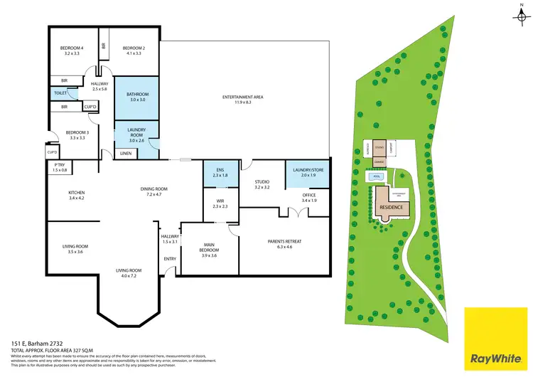 Floorplan of Homely house listing, 151 East Barham Road, Barham NSW 2732