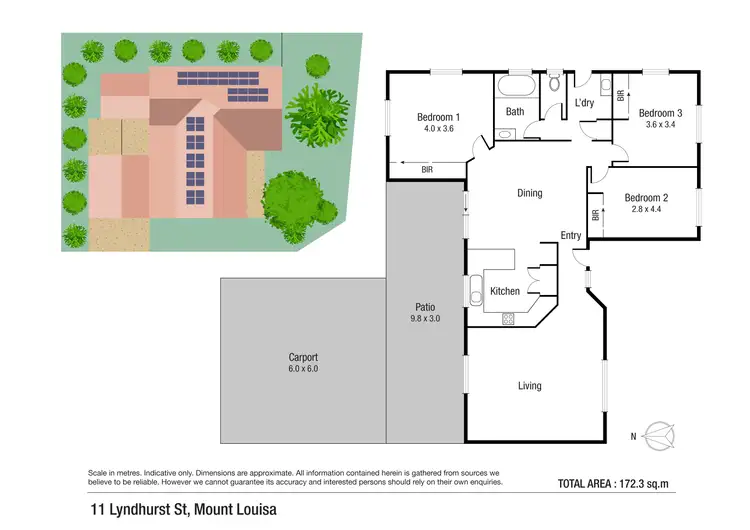 Floorplan of Homely house listing, 11 Lyndhurst Street, Mount Louisa QLD 4814