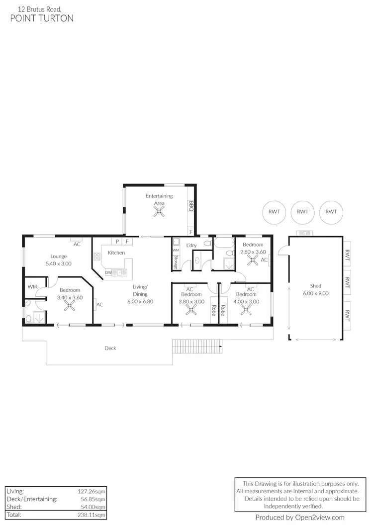 Floorplan of Homely house listing, 12 Brutus Road, Point Turton SA 5575