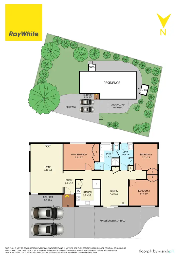 Floorplan of Homely house listing, 1/345 Maroondah Highway, Croydon North VIC 3136