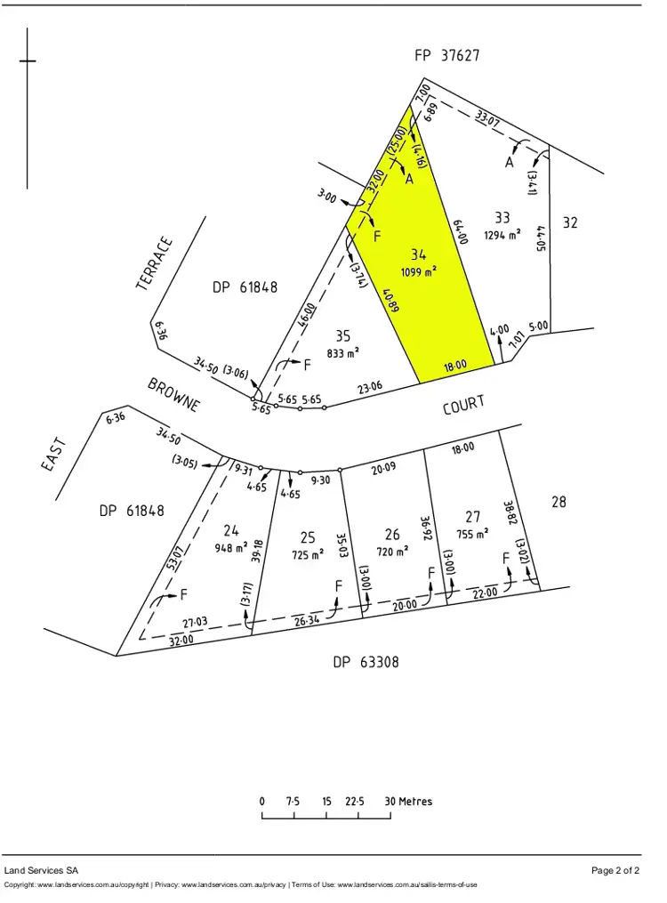 Floorplan of Homely land listing, 3 Browne Court, Wallaroo SA 5556