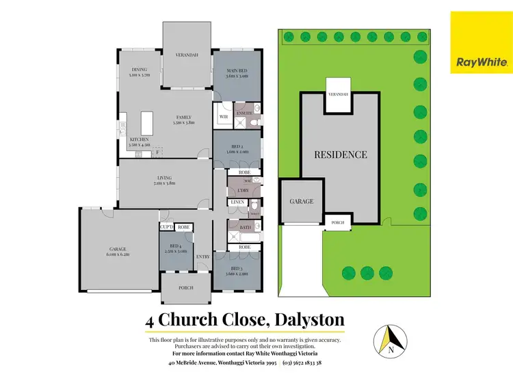 Floorplan of Homely house listing, 4 Church Close, Dalyston VIC 3992