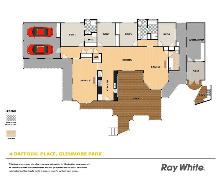 Floorplan of Homely house listing, 4 Daffodil Place, Glenmore Park NSW 2745