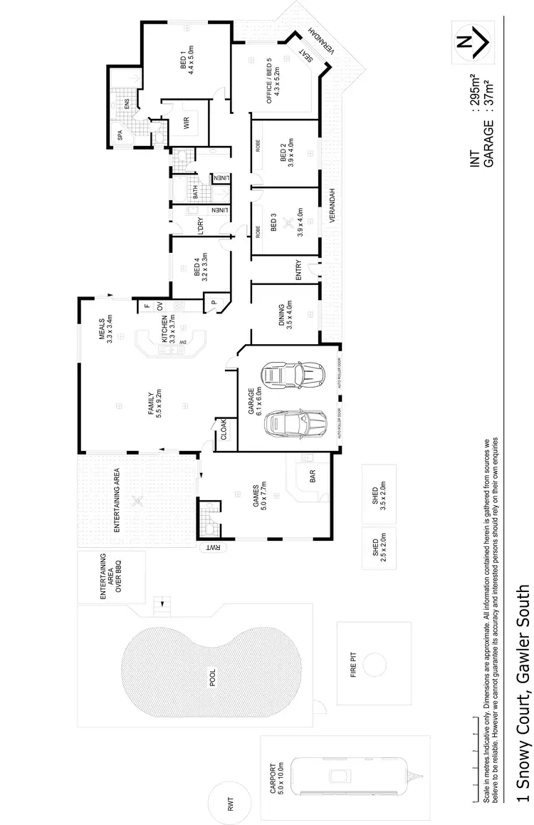 Floorplan of Homely house listing, 1 Snowy Court, Gawler South SA 5118