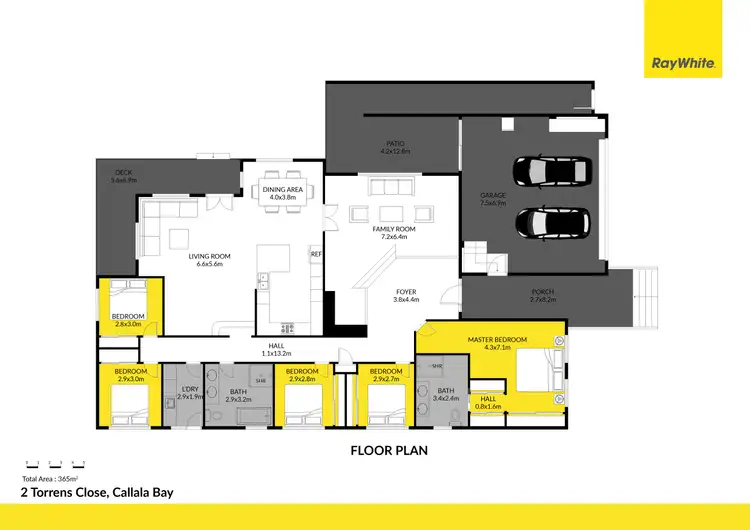 Floorplan of Homely house listing, 2 Torrens Close, Callala Bay NSW 2540