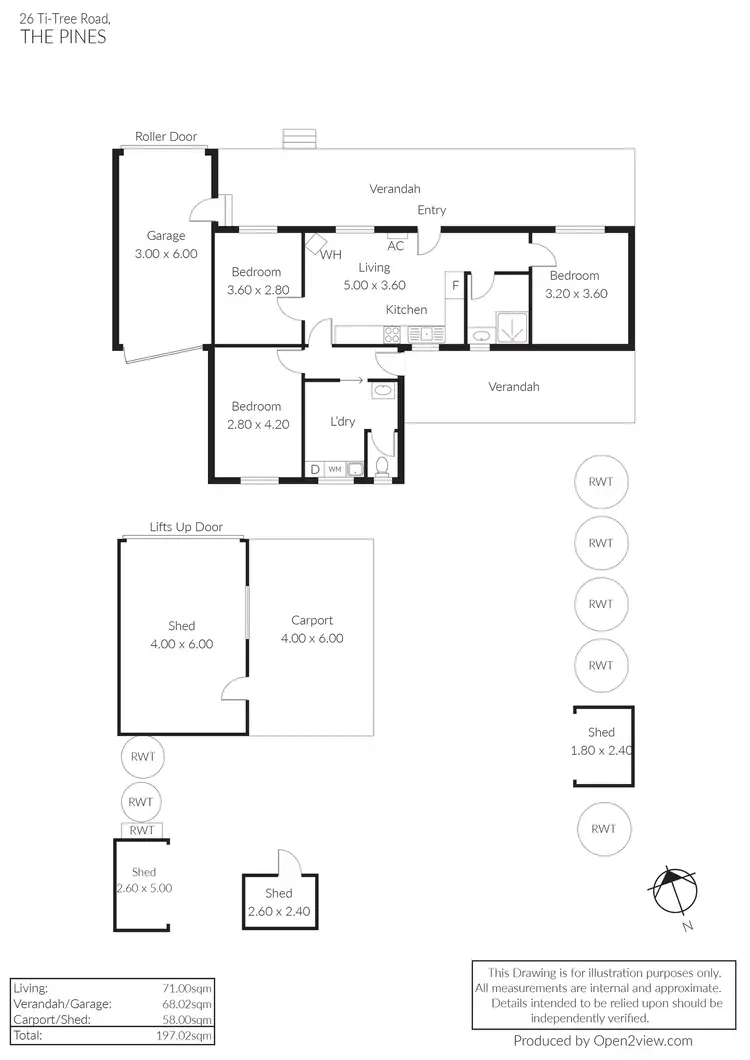 Floorplan of Homely house listing, 26 Ti-Tree Road, The Pines SA 5577