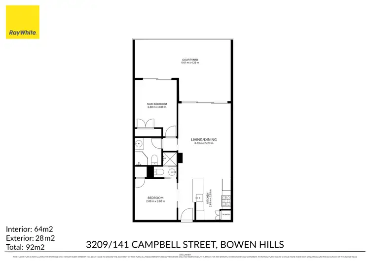 Floorplan of Homely apartment listing, 3209/141 Campbell Street, Bowen Hills QLD 4006