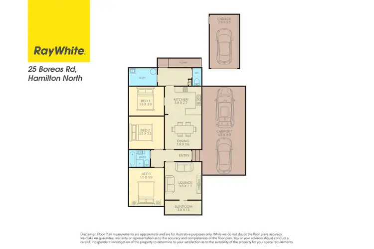 Floorplan of Homely house listing, 25 Boreas Road, Hamilton North NSW 2292
