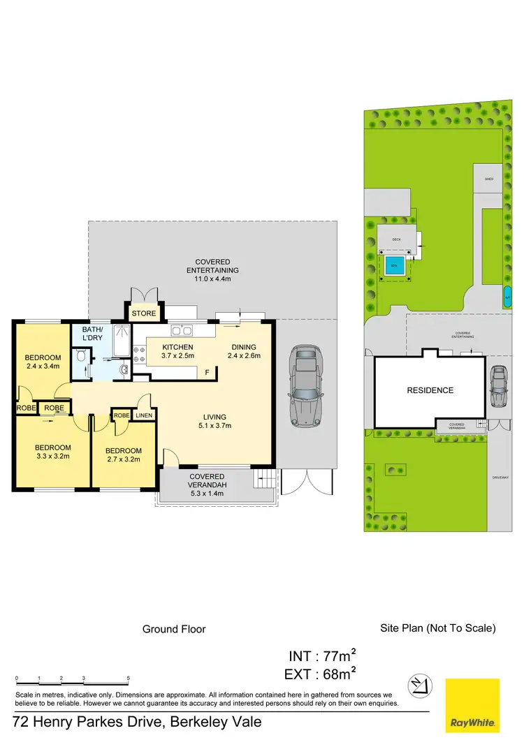 Floorplan of Homely house listing, 72 Henry Parkes Drive, Berkeley Vale NSW 2261