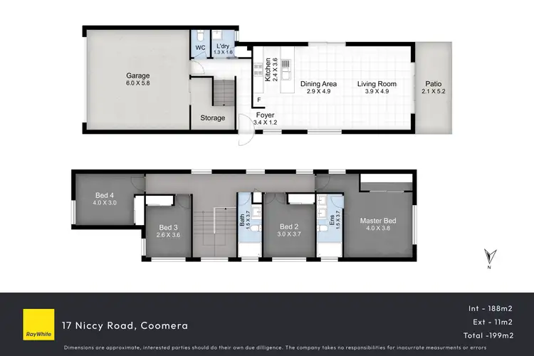 Floorplan of Homely house listing, 17 Niccy Road, Coomera QLD 4209