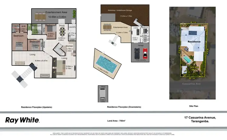 Floorplan of Homely house listing, 17 Casuarina Avenue, Taranganba QLD 4703