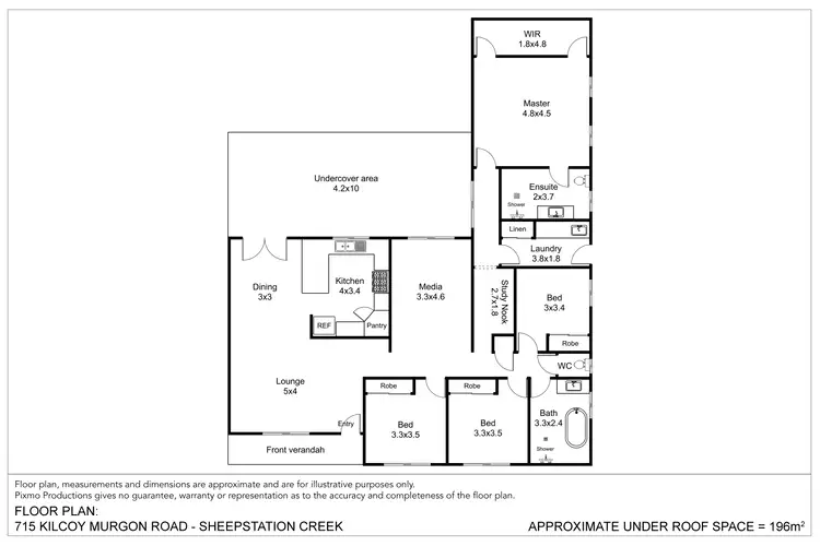 Floorplan of Homely house listing, 715 Kilcoy Murgon Road, Sheep Station Creek QLD 4515